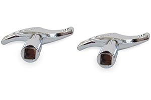 Tone Deaf Music Pair of Drum Tuning Keys (pack of 2). Square and Hexagonal designs. (2x Square)