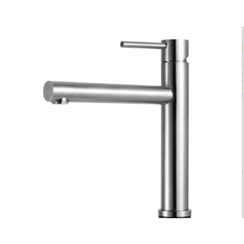 Spültischarmatur Wasserhahn Küche Spülbecken Spültisch Armatur Mizzo Design Stori – 100% Edelstahl Mischbatterie – matt gebürstet – Küchenarmaturen Waschtischarmatur Waschbecken Einhebelmischer 5 Jahre Garantie - 3