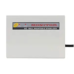 Monitor (100% Copper) Voltage Stabilizer for Inverter AC/Split AC Upto 2.0 Ton AC with 5 -Year Warranty (170V-270V)