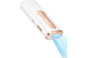 Haarlosy Épilateur Lumière Pulsée avec Indolore Refroidissement, 3 en 1 [HR/SC/RA] IPL Épilateur Laser pour Aisselles/Maillot/Corps, 9 Niveaux Lumière Pulsée Laser Épilation Définitif