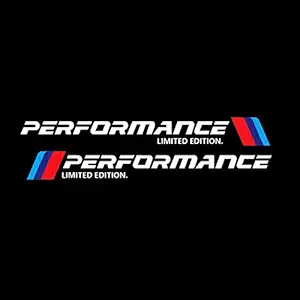 ISEE 360 Performance Car Vinyl Sticker 0.19 x 23.03 x 5.7 Inches White