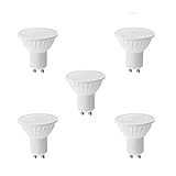 led 9w gu10 Light Angle 360 Lámpara Bombilla LED 9W GU10, Luz Fría 6400 K, 600 Lúmenes, Reemplazo Equivalentes a 70W Halogena (5-Unidades) 43304