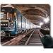 Produktbild Mauspad mit U-Bahn in der Tunnel rutschfeste Neopren Gummi Standard 22,9 x 17,8 cm X 1/8 Mauspad