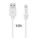 Price comparison product image Lightning Cable Kinps Apple MFi Certified iPhone Charger for iPhone 7 Plus 6S Plus 6 Plus SE 5S 5C 5, iPad 2 3 4 Mini, iPad Pro Air 2, iPod 3M