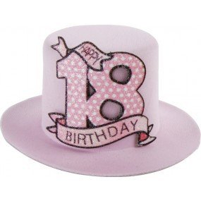 1 Stk. Geburtstag Party Hut 18 Jahre Party Deko Kerze