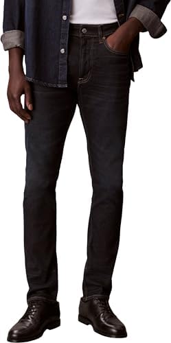 Calvin Klein Uomo Jeans Vintage Rinse Skinny Fit, Blu (Vintage Rinse), 34W/32L