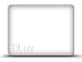 Produktbild iLuv icc801 Weiche Schutzhülle aus Silikon für iPad weiß