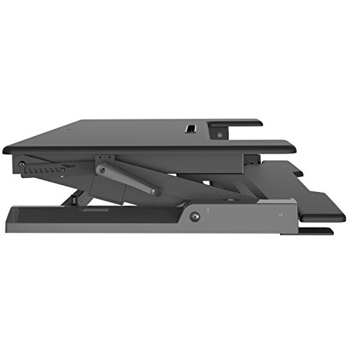 HFTEK® Sitz-Steh Desktop Workstation Schreibtisch Arbeitsplatz Sit & Stand Laptop Mount (FY02LD) - 8