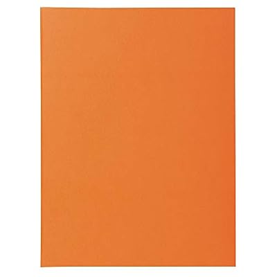 Exacompta SUPER 250 Pack de 100 Chemises pour A4 220 g/m² 24 x 32 cm Orange