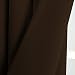 H.Versailtex Solid Thermal Insulated Blackout Pencil Pleat Anti - Mite Curtains for Bedroom with Two Free Tiebacks - Dark Brown, Energy Saving & Noise Reducting, 66" Width x 54" Drop, Set of 2 pieces
