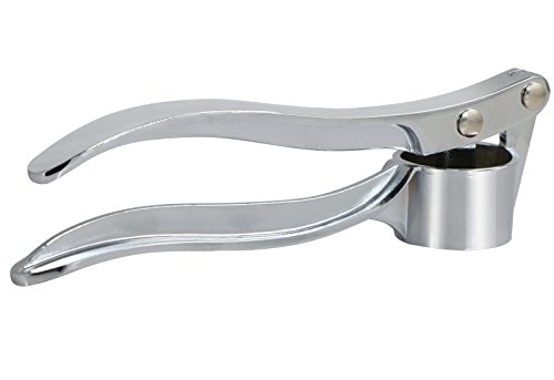 TRIXES Edelstahl Knoblauchpresse Ingwerpresse Küchenutensil Küchenwerkzeug - 2
