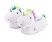 Produktbild Poopsie Einhorn Hausschuhe mit LED Licht - weiß - Einheitsgroesse, EU 33- 39