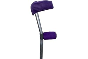 COMFY CRUTCH COVERS Crutch Handle Hand/Arm Covers - Sleeves - Cuffs - Pads - Crutches - Pair - Choice Of Colours/Designs - Multi Black Spot, Blue, Pink, Red, Purple, Black, Grey, Pink Star