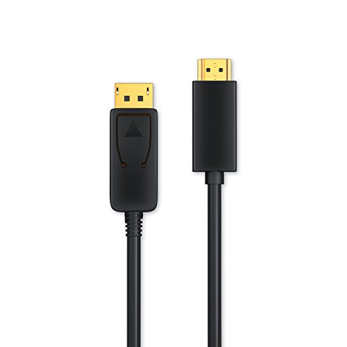 Uplink – 4k Premium 3m DisplayPort 1.2 zu HDMI-Kabel | Adapterkabel | 4k Ultra HD 2160p / 1080p Full HD | 32 Bit True Color | 3D | HDCP | vergoldete Kontakte | schwarz - 2