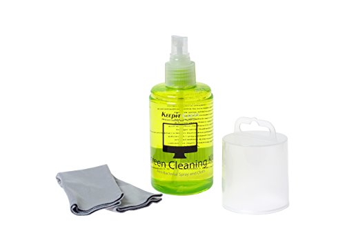 Techlink Bildschirmreiniger und Reinigunstuch (200ml, 20 cmx 20 cm)