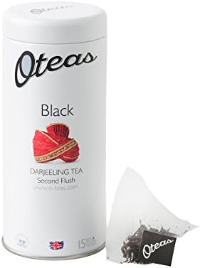 Oteas Black Tea Darjeeling Second Flush Tin (Pack of 3, 45 Tea Bags)