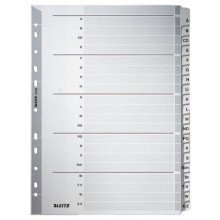 Preisvergleich Produktbild Leitz Kartonregister A-Z, A4, Karton, 20 Blatt, grau