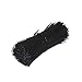 Produktbild 1000PCS / Set Negro recubierto de PVC cable de metal para el hogar al aire libre Cable de datos Organizador bolsas de embalaje precintos de alambre Encuadernación