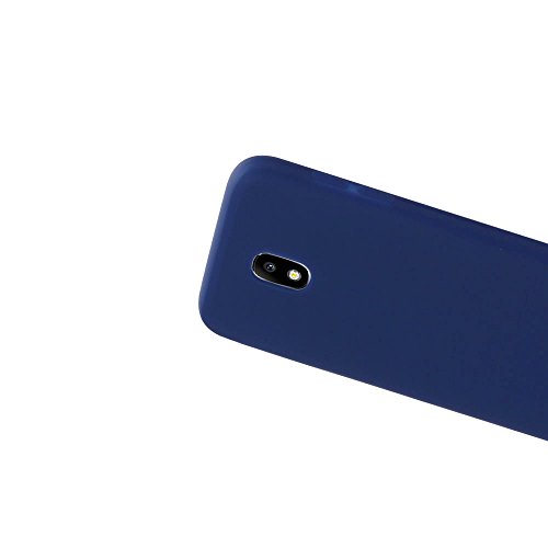 Custodia per Samsung J3 2017 Cover, Moevn Ultra Slim Morbido in TPU Silicone Posteriore Case per Samsung Galaxy J3 2017 Smartphone Opaco Gel Flessibile Sottile Antiurto Protezione Bumper (Blu scuro)