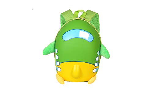 Preisvergleich Produktbild 3D Flugzeug-Karikatur-Eierschalen-Rucksack Kinder, Animal Niedliche Rucksack, Kindergartenrucksack