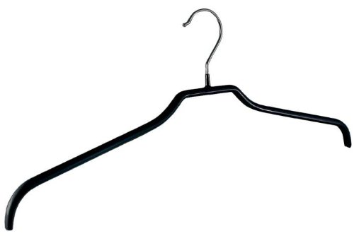 25 x Metall-Kleiderbügel 40 cm rutschhemmend beschichtet