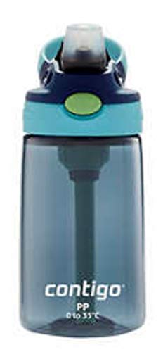 Contigo Kids Autospout Gizmo Water Bottles, 414mL (Persian Green) - 2 Pack Contigo Kids Autospout Gizmo Water Bottles, 414mL (Persian Green) - 2 Pack