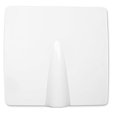 Zenitech Diwone - Plaque sortie de câble 16A vis + griffes Diwone Blanc