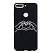 Produktbild Everainy Huawei Honor 7C/Y7 2018/Y7 Prime 2018 Hülle Silikon Bumper Gummi Kreativ Neu Cover Hüllen für Y7 Prime 2018 Handyhülle Einfach Stoßfest TPU Stoßstange Schwarz Schutzhülle (Liebe)
