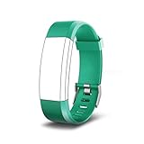 endubro Ersatzarmband für Fitness Tracker ID115 HR Plus & viele weitere Modelle aus hautfreundlichem TPU & nickelfreiem Verschluss (Grün)