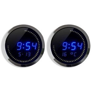 Orium-Reloj con LED 11815 Aluminio, diámetro: 30 cm