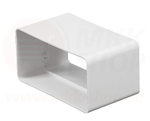 Kanalverbinder 75 x 150 mm Lüftungskanal Verbinder Verbindungsstück Ab-Zuluft Lüftung Kanal