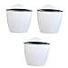 Produktbild Gosear 3 Pack Hängen Pflanzer Töpfe Topf mit Inneren Netz Netto-Pot Becher Korb Baumwoll Seil Haken Set für Saftige Pflanzen und kleine Blumen