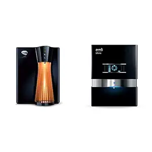 HUL Pureit Copper+ Mineral RO + UV + MF 7 Stage, 8 L Water Purifier & HUL Pureit Ultima Mineral RO + UV + MF 7 Stage Table top/Wall Mountable 10 L Water Purifier (Black& Copper)