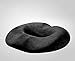 Produktbild Memory Foam rutschfeste Sitzkissen - Hämorrhoidenbehandlung Donut-steißbein-Kissen, Prostata-Kissen, Schwangerschaft, Nachwuchs, Wundliegen, Steißbein, Ischias, Ultra Premium Comfort Foam,Black
