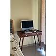 Umark Multpurpose Study Table | Sheesham Wood Computer Laptop Table with 2 Storage Drawer| Solid Wooden Table for Home & Office (Natural Finish)