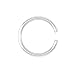 Peenzone 92.5 Silver Nose Ring For Women RS.199.00