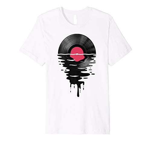 Vinyl Record Music LP Classic 80s Sunset T-Shirt