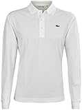 Disponible en varios colores. Lacoste L1330 - Polo de Manga Larga para Hombre Blanco Blanco 4XL
