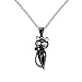 Produktbild WJFSGSG 925 Sterling Silber Anhänger Design Katze Black Gun Emaille Craft Frauen Halsketten Geschenk Schmuck