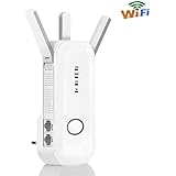 AC750 WLAN-Router,WiFi Repeater Verstärker Wireless-N Mini AP Signal Verstärkung(750Mbit/s,Dual-WLAN AC 433Mbit/s 5GHz + 300Mbit/s 2,4GHz ,WPS,Willigt IEEE802.11ac/b/g/n )geeignet für Deutschland