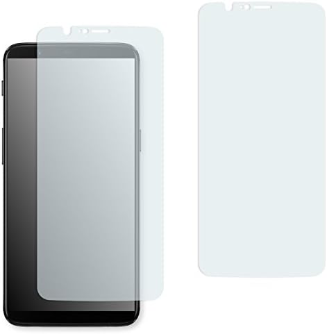 2x Golebo Anti-Glare screen protector for OnePlus 5T (Anti-Reflex, Air pocket free application, Easy to remove) (intentionally smaller than the display due to its curved surface)