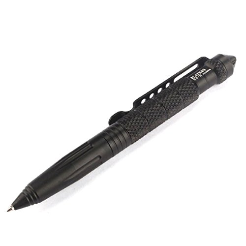 HandLife(TM) Mehrzweck-Aluminium Tactical Pen Notfallglasbrecher-Werkzeug (Black)