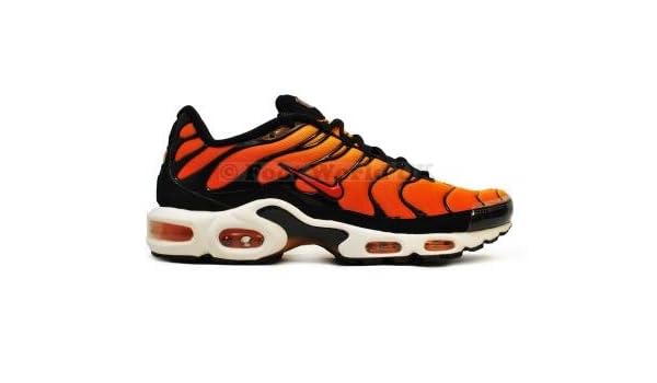 nike tuned 1 orange and black