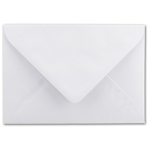 50x Sets – Faltkarten DIN A6 – Hochweiß / Kristallweiß + Umschläge – PREMIUM QUALITÄT – 10,5 x 14,8 cm – sehr formstabil – für Drucker geeignet! – Qualitätsmarke: NEUSER FarbenFroh - 4