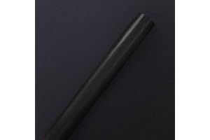 NOTJUSTBALLOONS Luxurious Wrapping Paper Birthday Wedding Christmas Gift Wrapping Paper Roll 4m (Black)