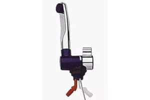 AD-IDEEN 12V Automatik Mischwasserhahn warm/kalt Camping London Schwarz/Chrom Wohnmobil Spülbecken Camperausbau