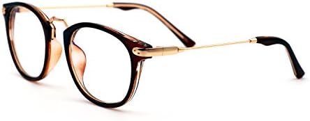 XINMADE TAC Anti-Blue Light/Anti-Fatigue, Monitors And Screens Shield, Prescription Glasses Frame, Reading/Gaming/Computer Glasses, 100% UV Protection, Essential Gaming Gear (Brown)