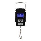 Báscula colgante de acero inoxidable con una capacidad máxima de 50 kgs.