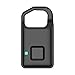 Produktbild Festnight Intelligenter Vorhängeschloss Lock Biometrischer Fingerabdruck Überwachung Biometrie Keyless Sperren USB aufladbar Diebstahlsicherung 10 Gruppen Außentür für Gepäckkoffer Rucksäcke