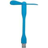 Fokatkart® Portable USB Fan, Compatible with Any USB Port Like Laptop/Computer/Power Bank/Adaptor (1Fan-Assorted Colour)